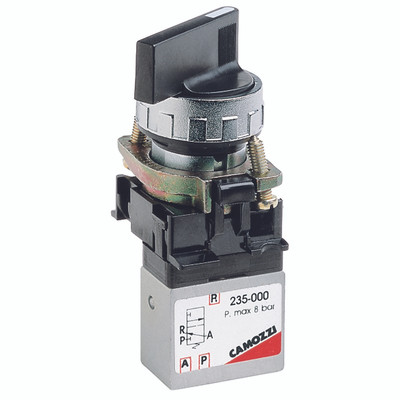 4MM 2 POSITION SELECTOR SWITCH - 4mm Push In Female, 3/2 Way Normally Closed, 2 Position Selector Switch, Series 2, Manually Operated Console Mini, Flow 60 NI/min, Working Temperature 0°C to +50°C, Maximum Working Pressure 8 Bar, CamozziAll image 4MM 2 POSITION SELECTOR SWITCH - 4mm Push In Female, 3/2 Way Normally Closed, 2 Position Selector Switch, Series 2, Manually Operated Console Mini, Flow 60 NI/min, Working Temperature 0°C to +50°C, Maximum Working Pressure 8 Bar, CamozziAll image