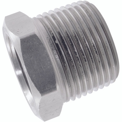 3/4 X 1/2 NPT M/F RED BUSH 3K 316L - 3/4" NPT Male x 1/2" NPT Female, 3000lb Pipe Fitting, Reducing Bush, 316 Stainless Steel, Working Temperature -100°C to +525°C, Maximum Working Pressure 207 bar, JaymacAll images used are for illustrative purposes 3/4 X 1/2 NPT M/F RED BUSH 3K 316L - 3/4" NPT Male x 1/2" NPT Female, 3000lb Pipe Fitting, Reducing Bush, 316 Stainless Steel, Working Temperature -100°C to +525°C, Maximum Working Pressure 207 bar, JaymacAll images used are for illustrative purposes