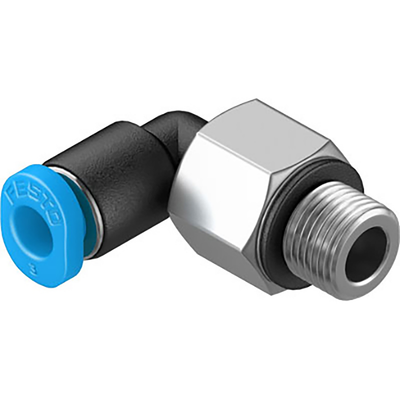QSML-M7-4 sold in multiples of 10 only - Push-In L-Fitting Qsml-M7-4 360° Orientable, Male Thread with External Hexagon QSML-M7-4 sold in multiples of 10 only - Push-In L-Fitting Qsml-M7-4 360° Orientable, Male Thread with External Hexagon