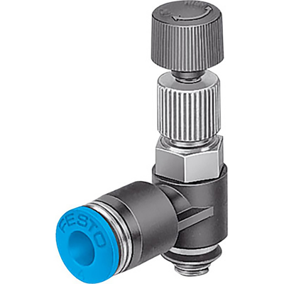 LRLL-1/8-QS-8 DIFFERENTIAL PRESSURE REG - Differential Pressure Regulator Lrll-1/8-QS-8 without Manometer, with Male Thread and Qs Plug Connector