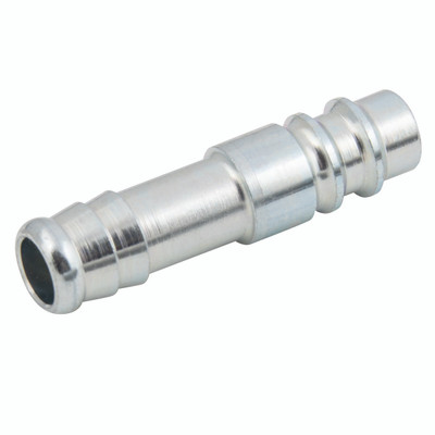 1/2" HOSE TAIL - Pneumatic Quick Release, Series 25KS, Safety Lock, Plug, Hose Tail, To Suit Hose Inside Diameter 13mm (1/2"), Non Valved, Brass Nickel Plated, Working Temperature -20Ã‚Â°C to +100Ã‚Â°C, Maximum Working Pressure 35 bar, Parker RectusAll