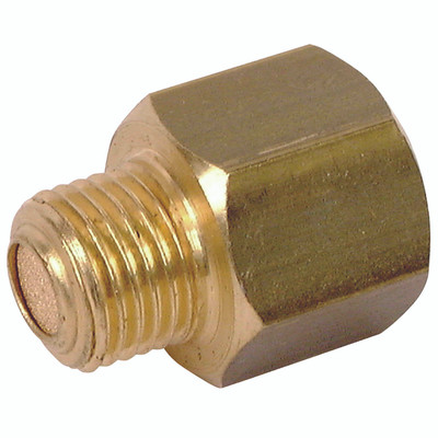 1/2" BSPP Equal High Pressure Gauge Snubber - 1/2" BSP Parallel Male x 1/2" BSP Parallel Female, Pressure Gauge Accessory, Gauge Snubber, High Pressure, Brass, Working Pressure 20 to 300 bar, FT ProAll images used are for illustrative purposes only