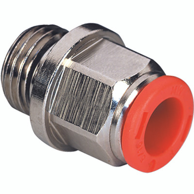 MALE STUD 5MM TO 1/8"BSPP - 1/8" BSP Parallel x 5mm Outside Diameter, Male Stud, Brass Nickel Plated, Working Temperature -20Ã‚Â° C to +80Ã‚Â°C, Working Pressure -0