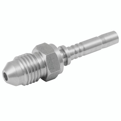 1.1/16" 37Â° JIC Male x Hose Tail 5/8" Hose ID - 1