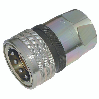 1.1/2" BSP Female Hydraulic Quick Release Coupling - 1