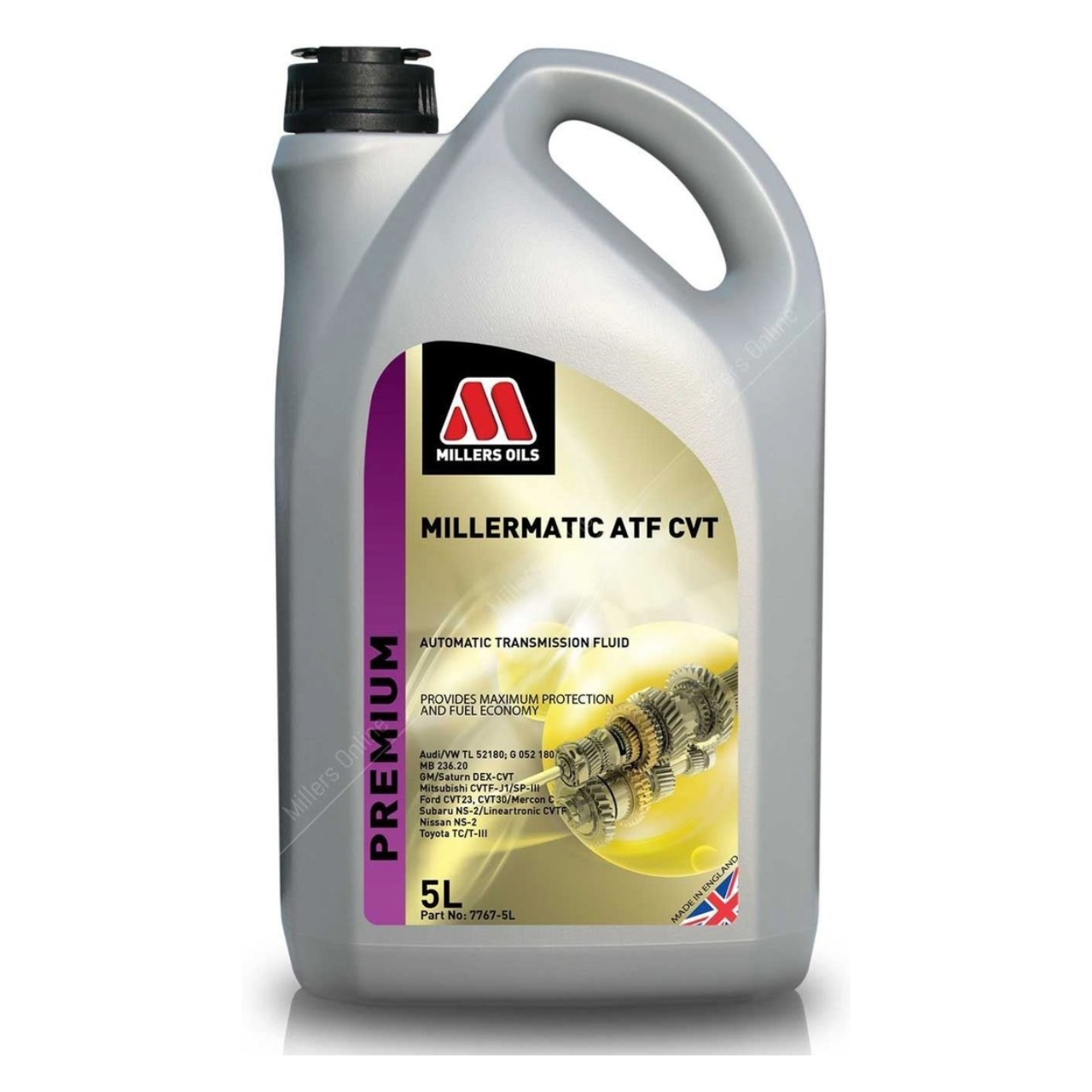 Millers Millermatic ATF+4 Fully Synthetic Trans Oil 5L