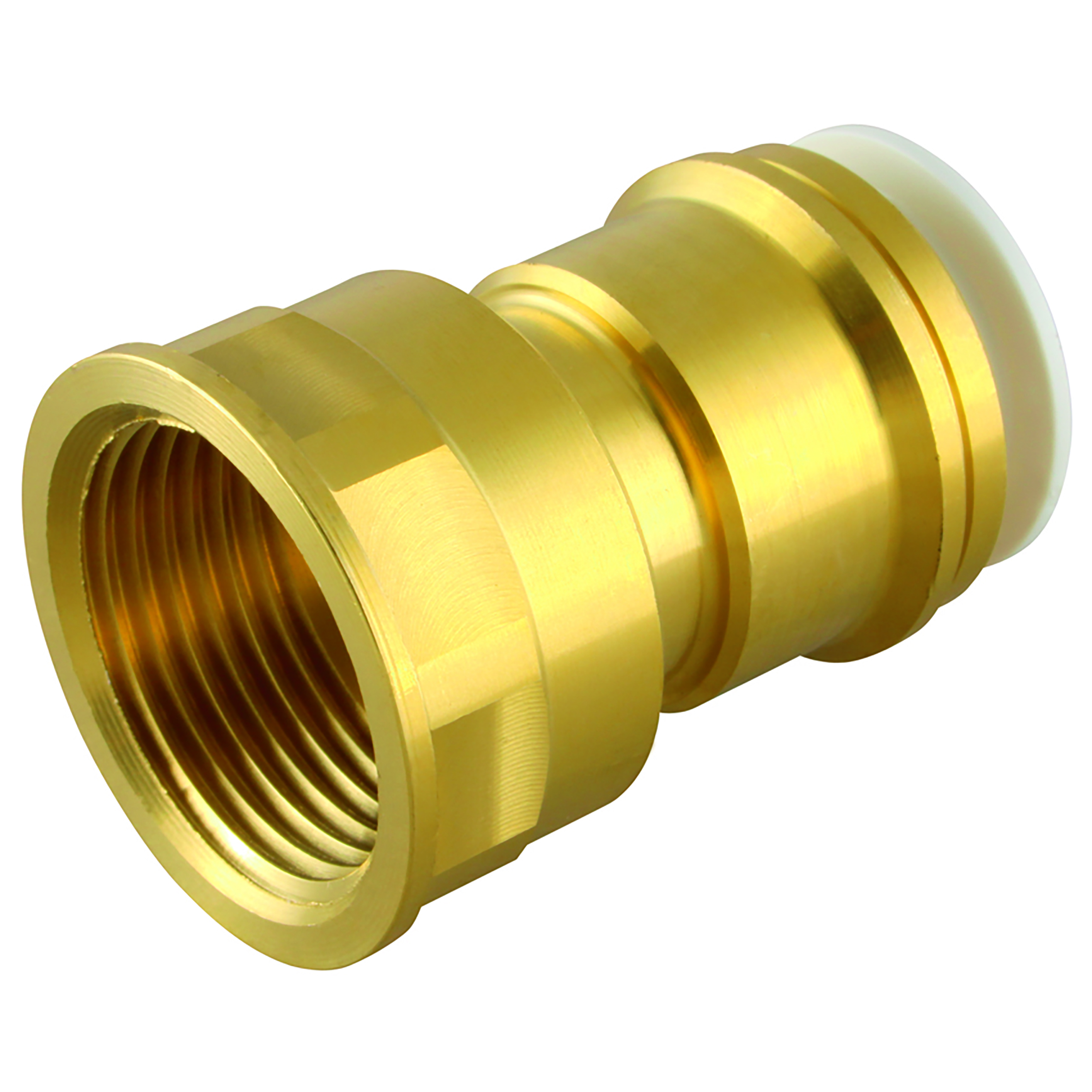 22MM X 1" BRASS FEMALE CYLINDER ADAPTOR