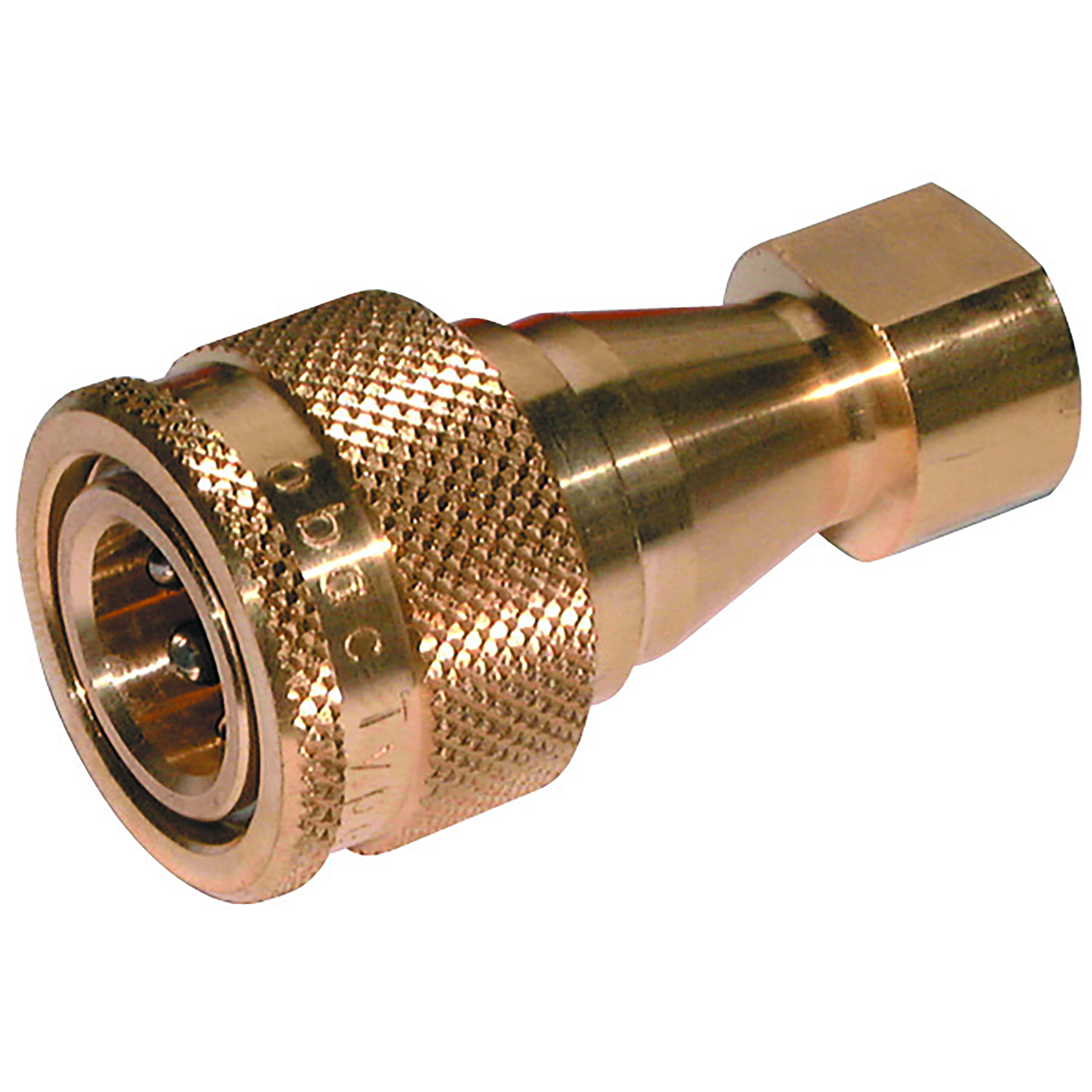 1/2" BSP BRASS COUPLING VITON