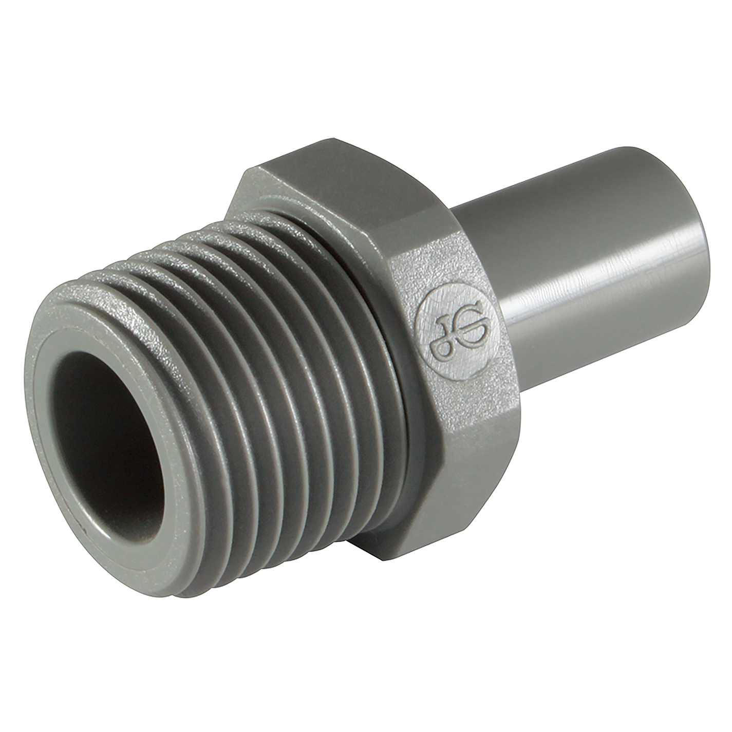 1/2" OD X 1/2" BSPT MALE STEM ADAPTOR