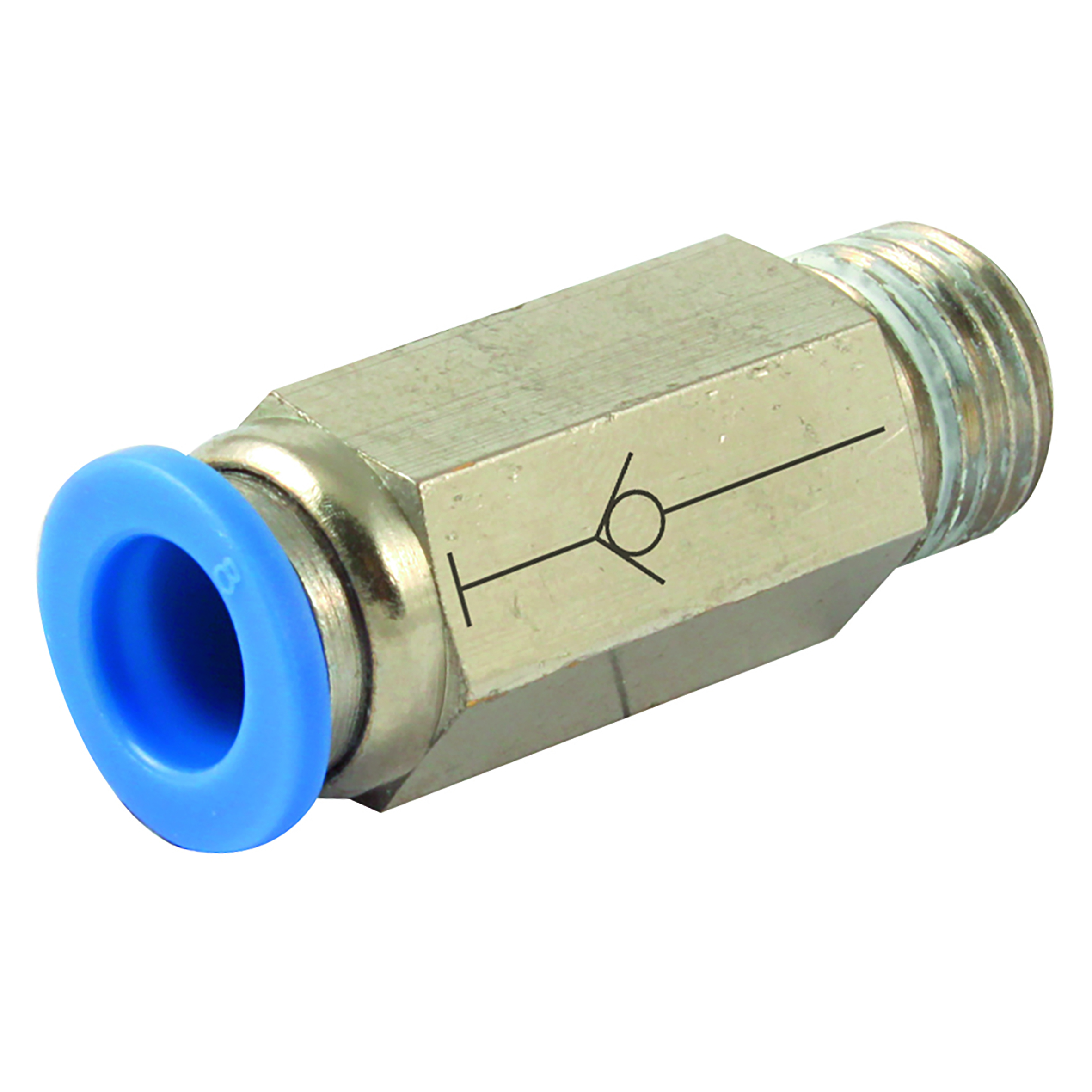 1/4" BSPT Male x 10mm OD Stop Valve