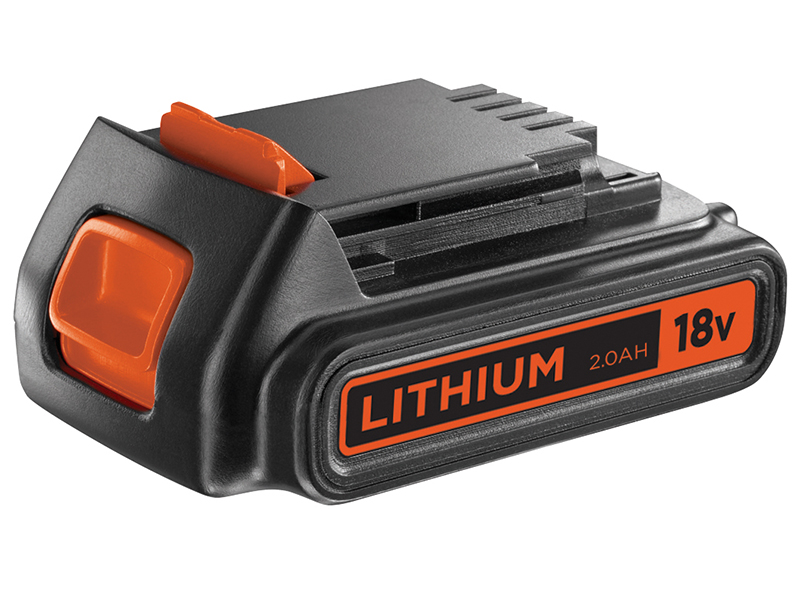 BLACK + DECKER BL2018 Slide Battery Pack 18V 2.0Ah Li-ion