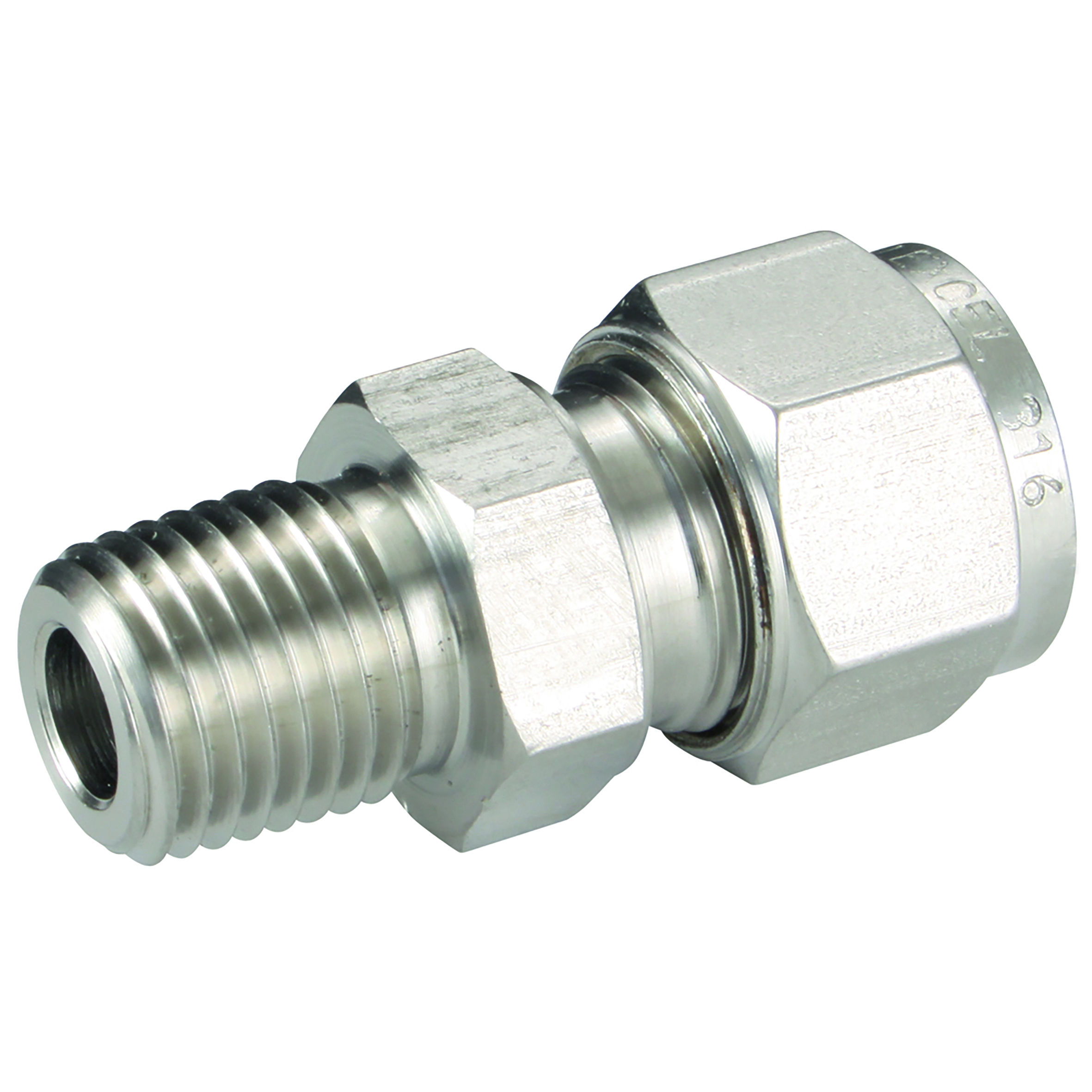 06MM OD X 3/8" NPT MALE STUD 316 ST.ST