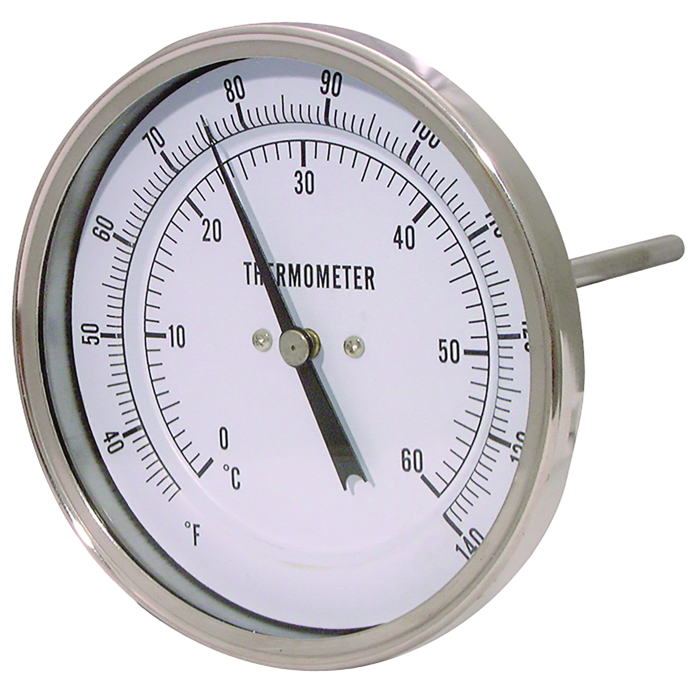 1/2"BSP 100MM BK ENTRY TEMP GAUGE 0-120C