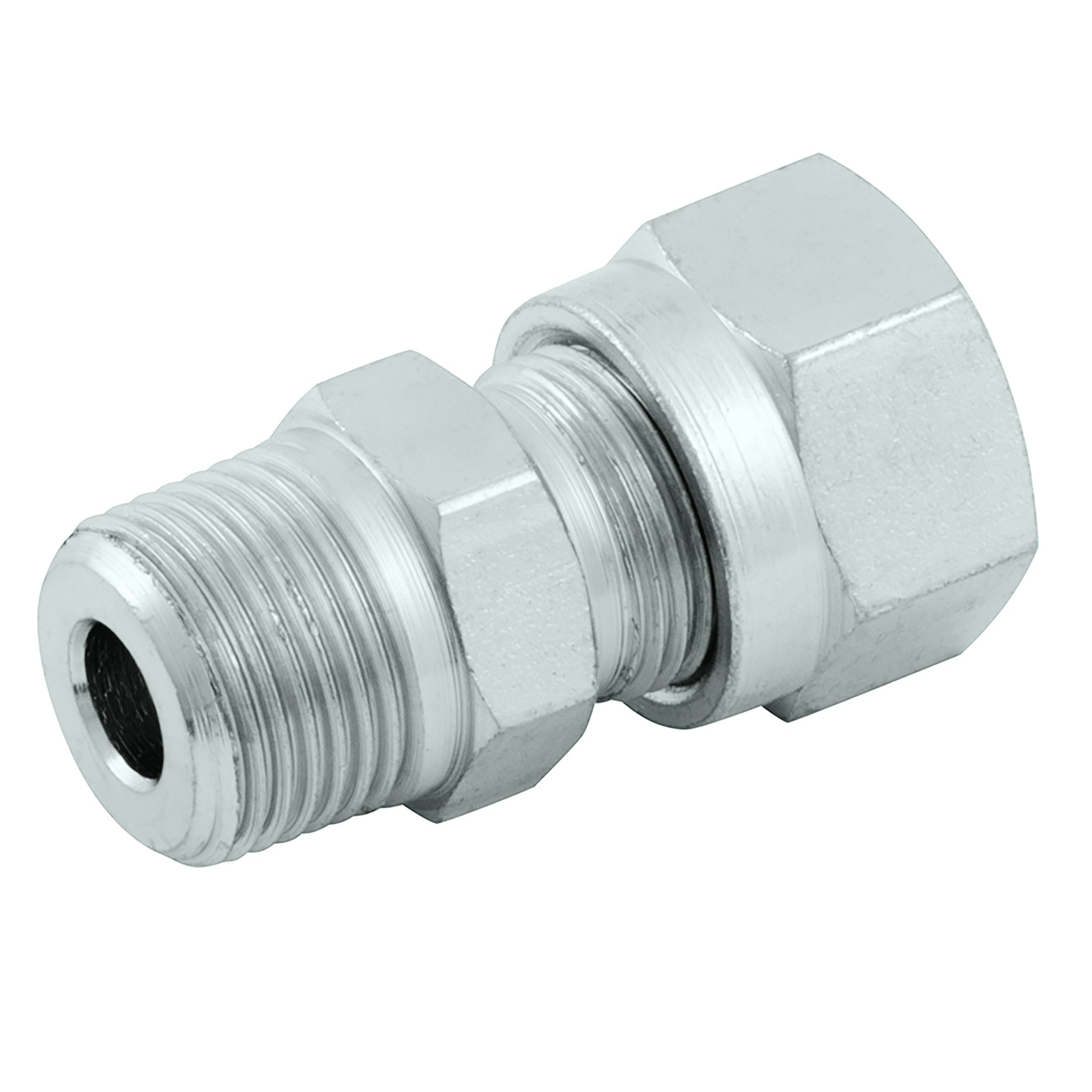 3/8" OD X 1/4" BSPT MALE STUD COUPLING