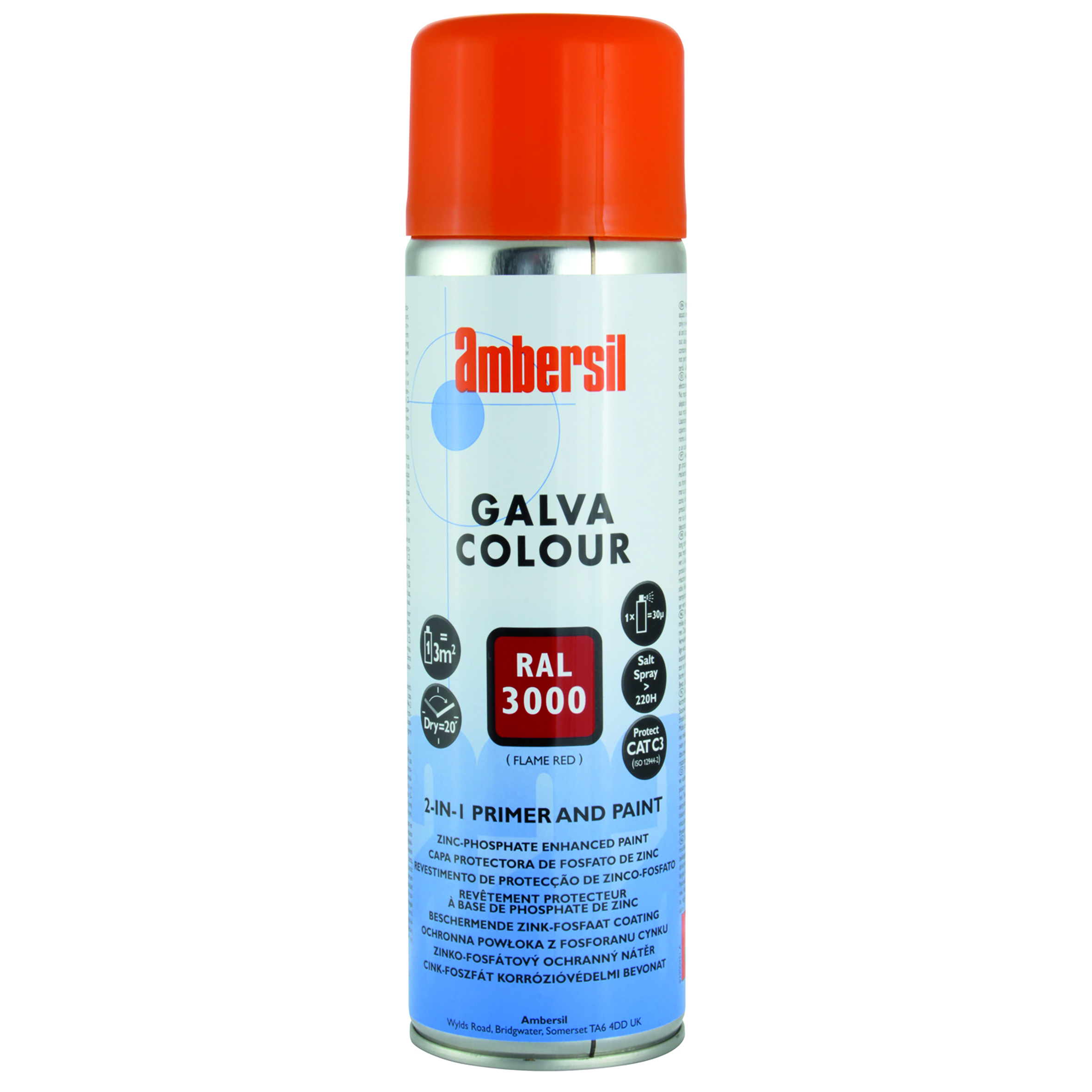 2 IN 1 PRIMER GALVER PAINT SILVER 500ML