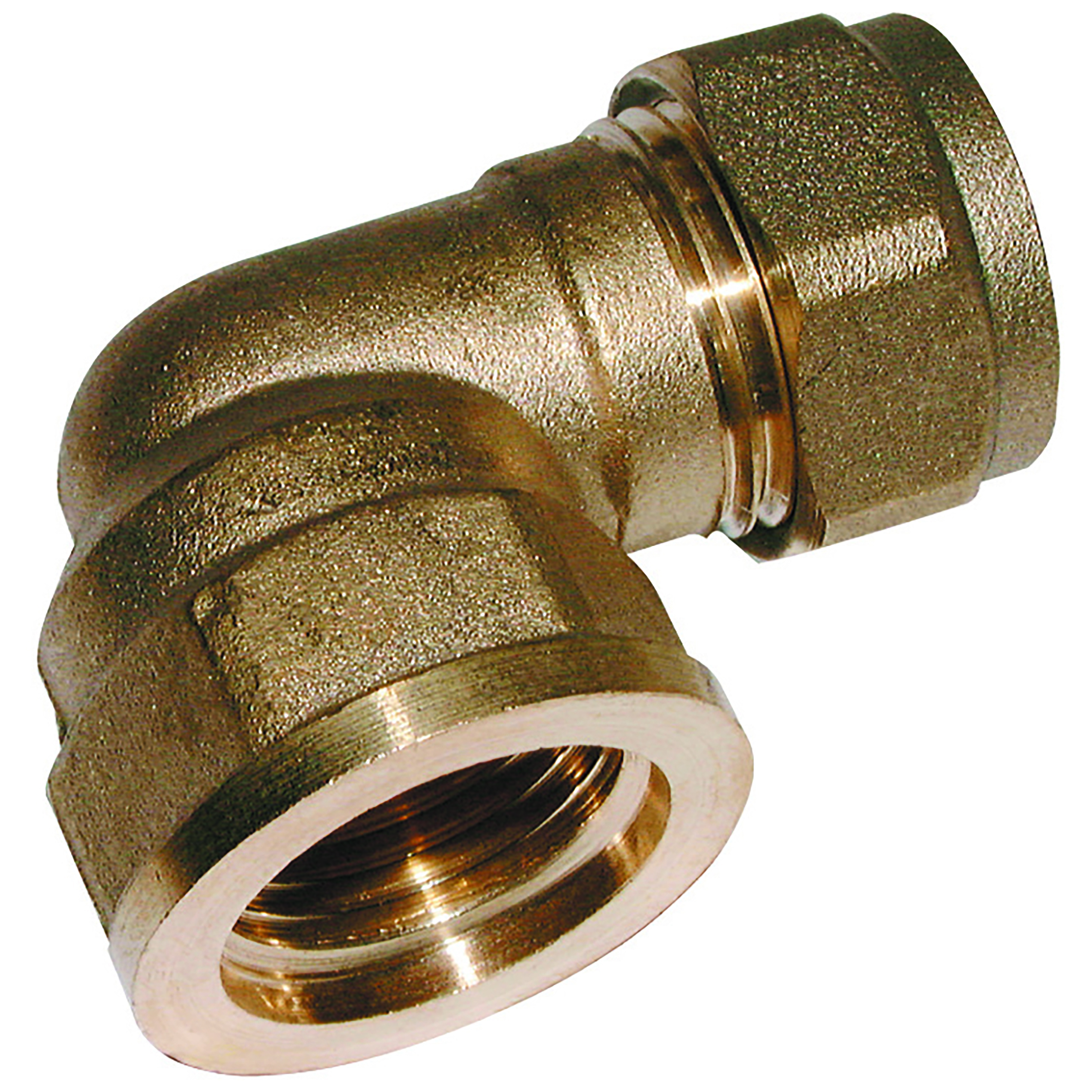 22MM OD X 1"    BSPPFEM ELBOW BRASS