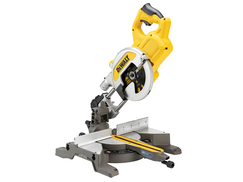 Dewalt DCS777T2 XR FlexVolt Mitre Saw 216mm 54V 2 x 2.0Ah Li-ion