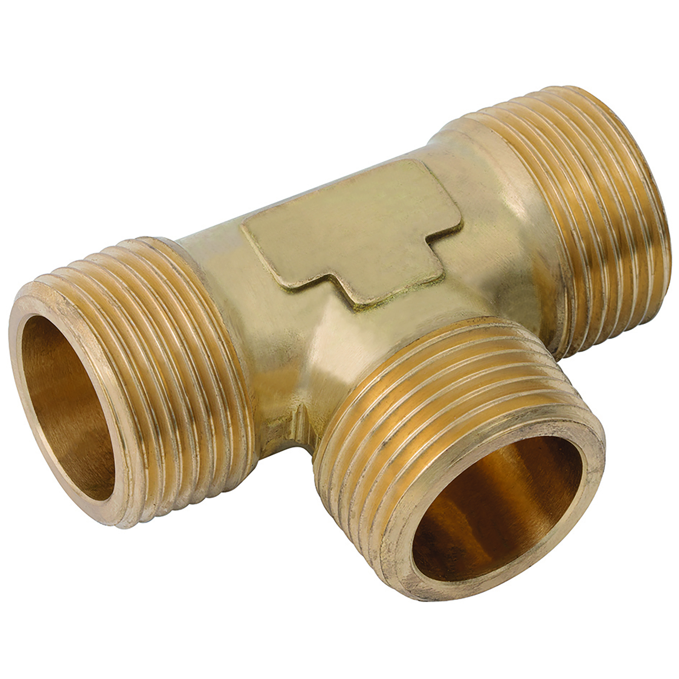 3/8"   BSPT BRASS MALE TEE EQUAL