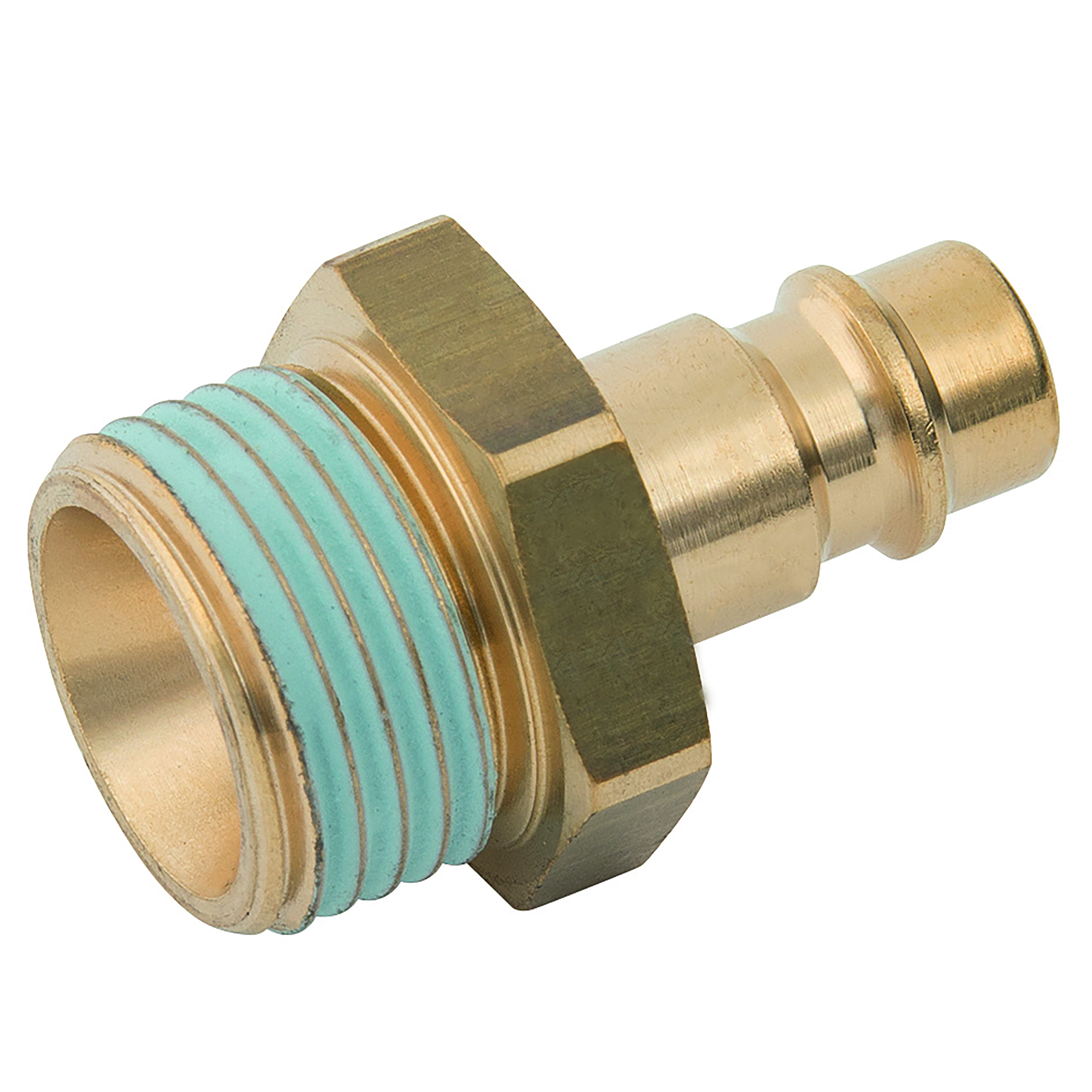 1/2" BSPP MALE PLUG  BRASS UNPLATED