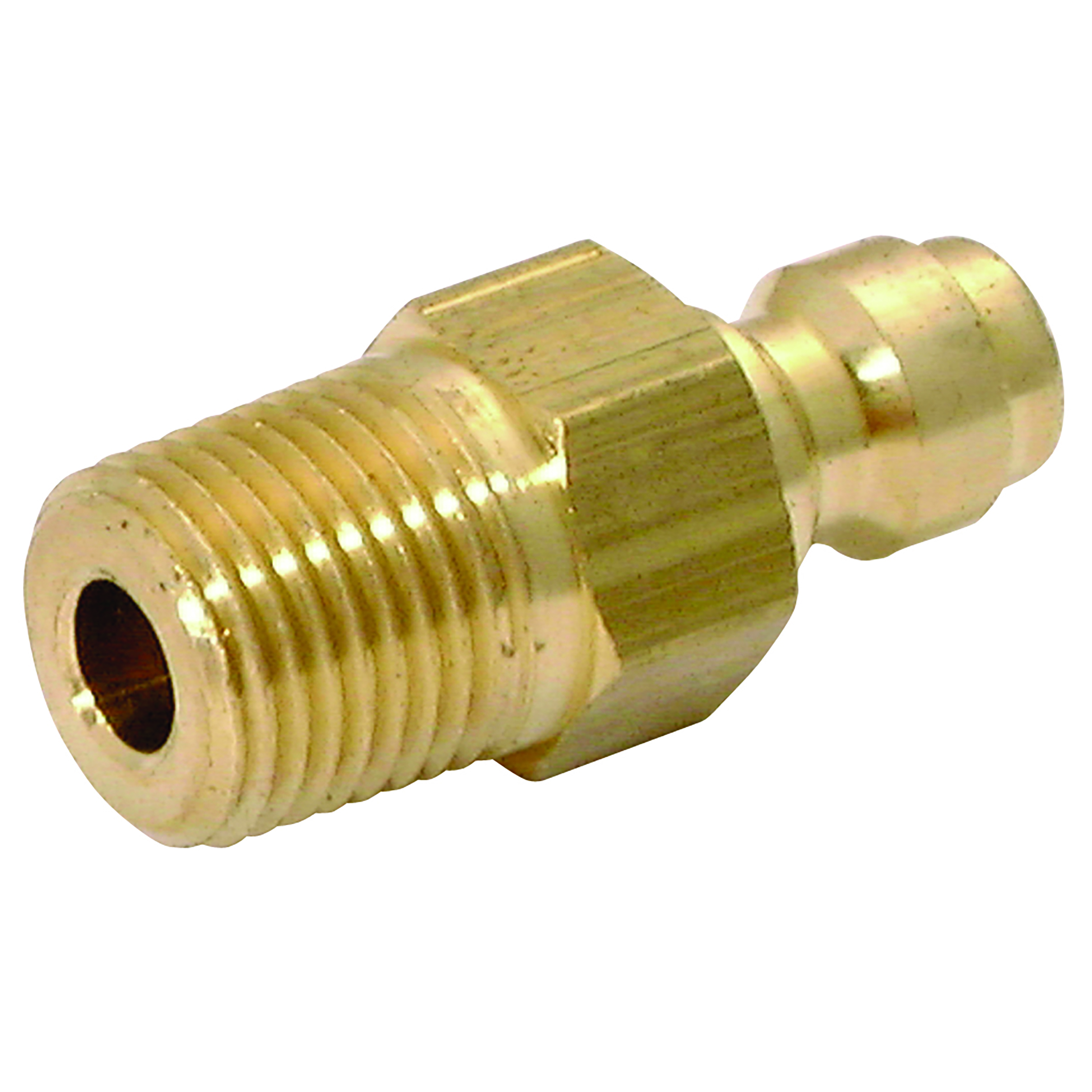 1/4" NPTF PLUG BRASS MALE