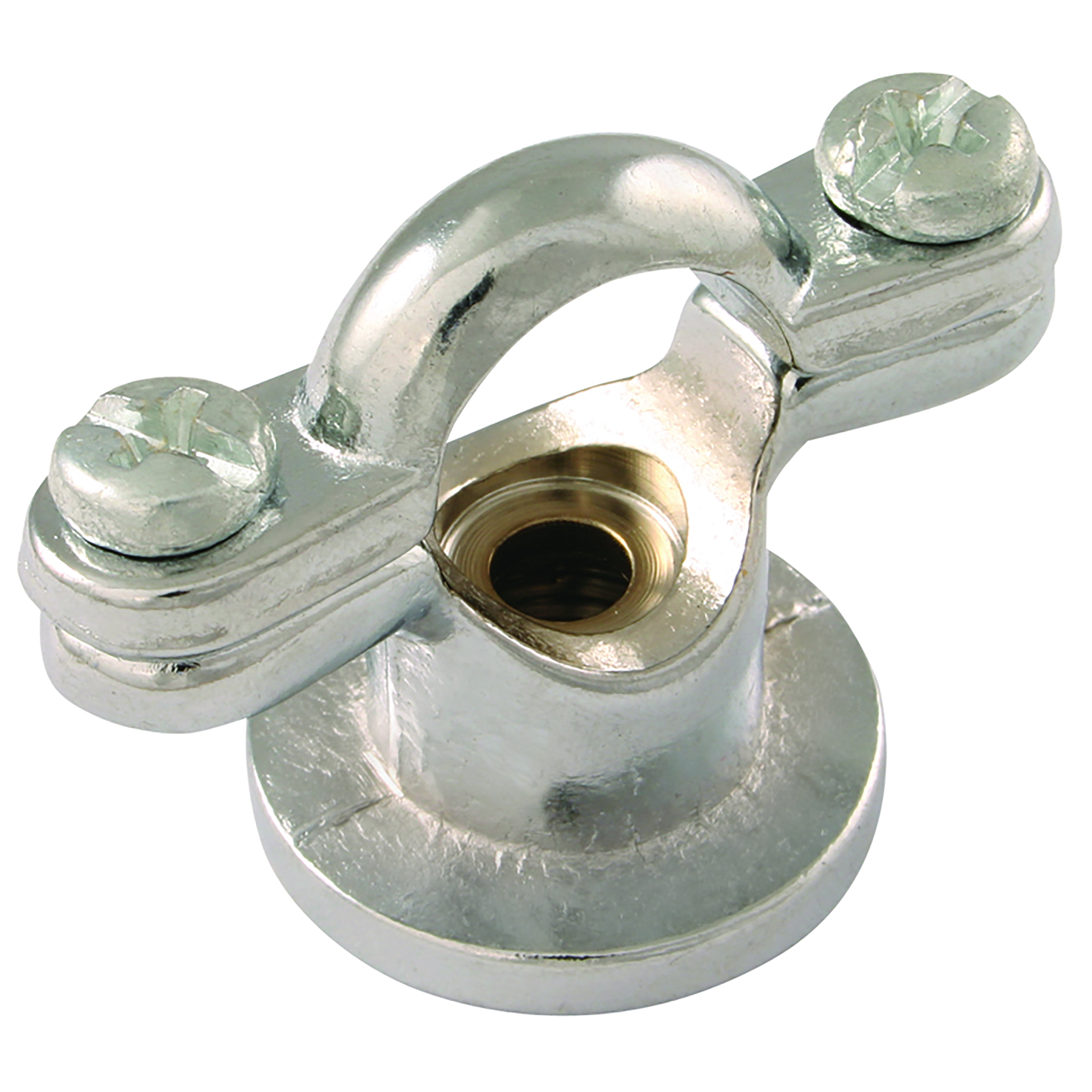 28MM OD DUAL PURPOSE PIPE CLIP CHROME P