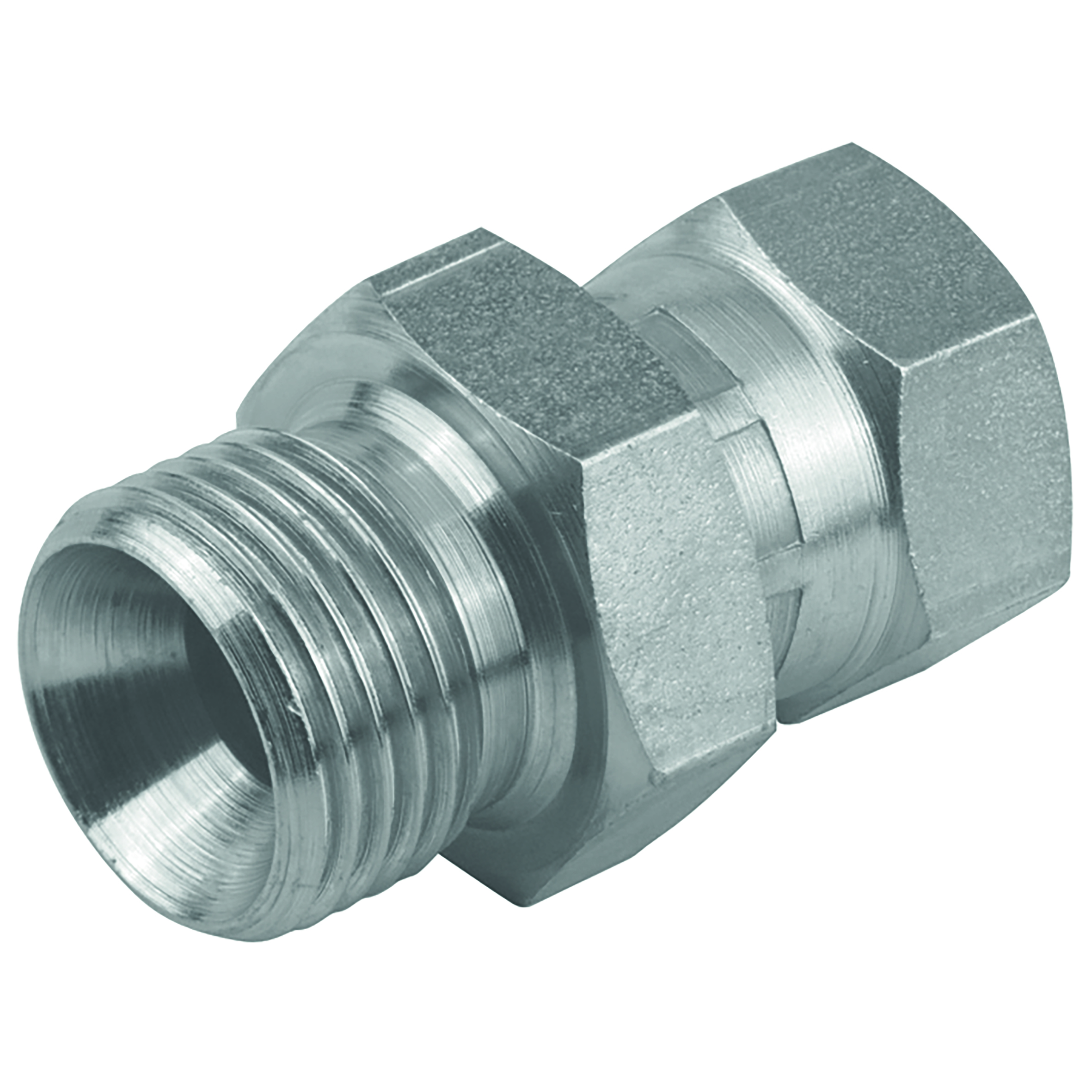 3/8"BSPPx1/4"BSPP M/F SWIV 60 CONE ADAP