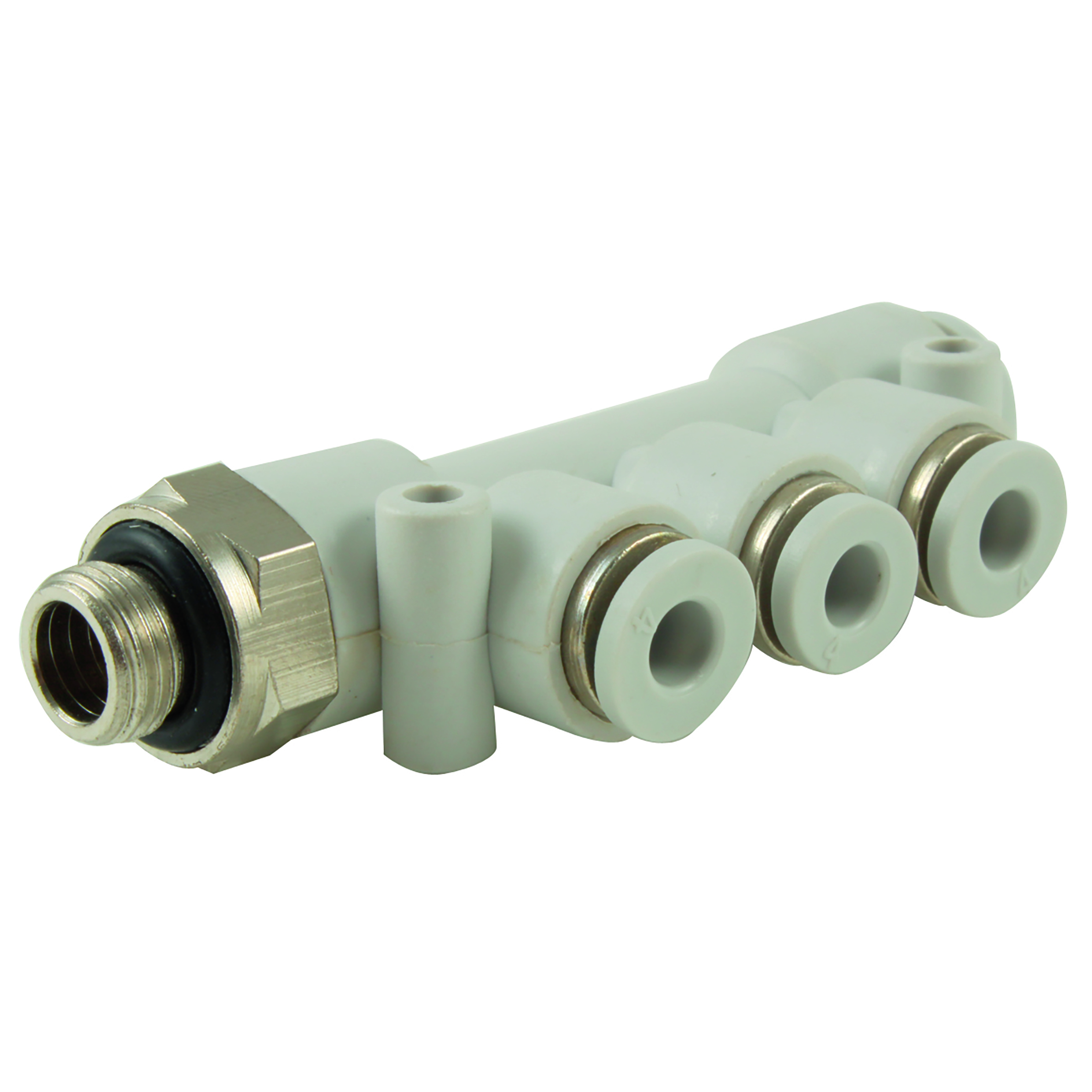 1/8" BSPP x 4MM SINGLE SIDED MANIFOLD