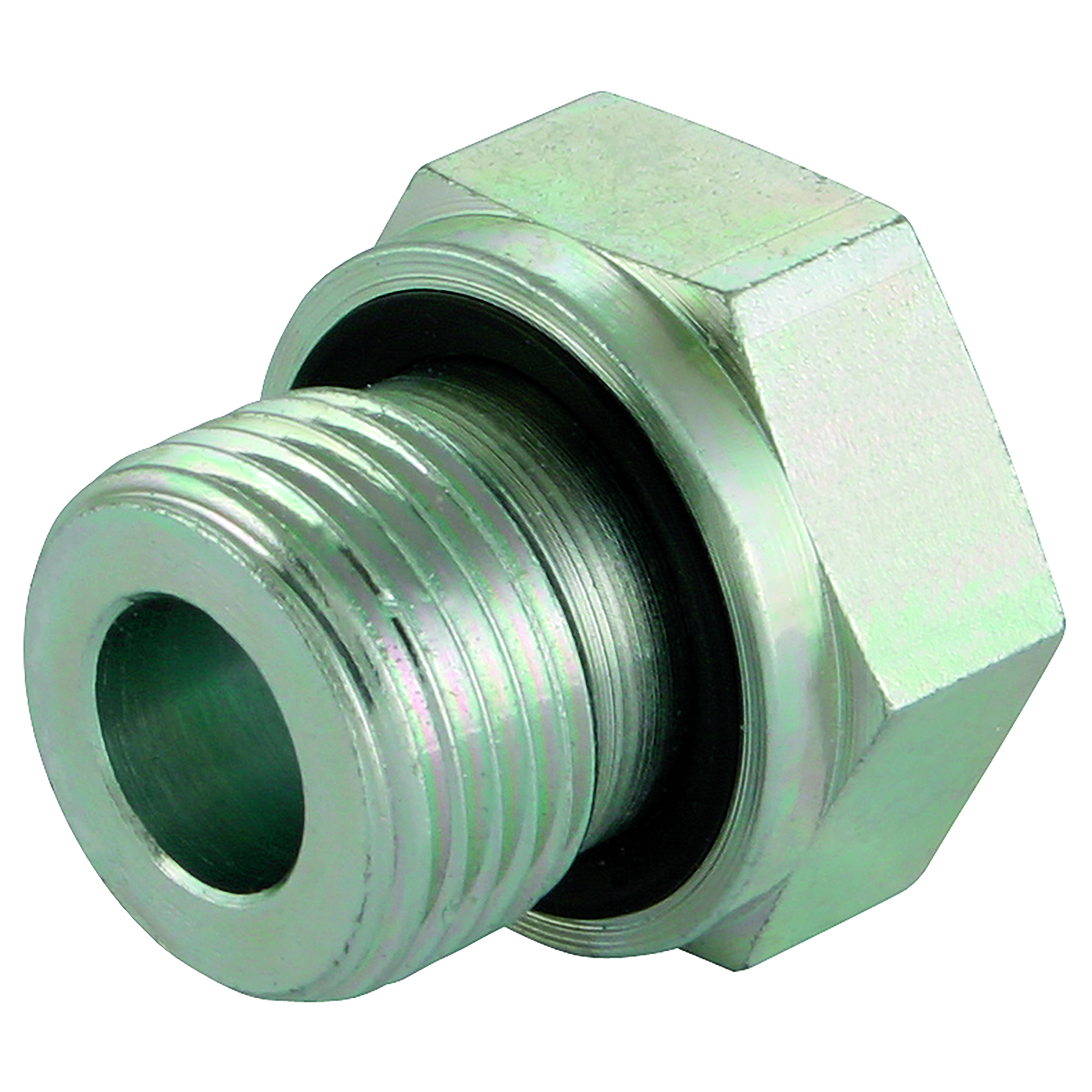 3/8"  X 1/8"  BSPP M/FEM BUSH/SEAL STEEL