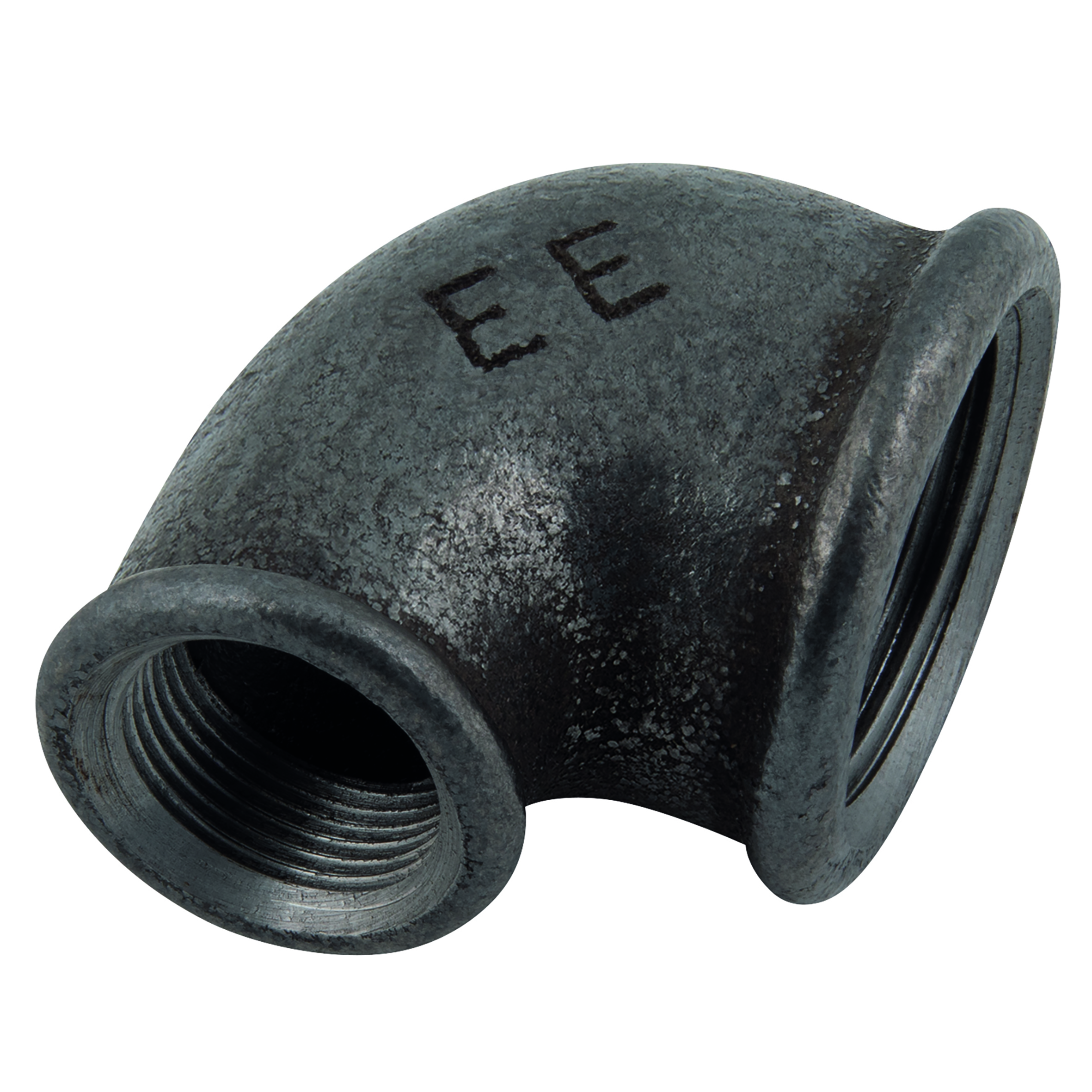 UNEQUAL 90 ELBOW F/F BSP 3/4"X1/2" BLACK