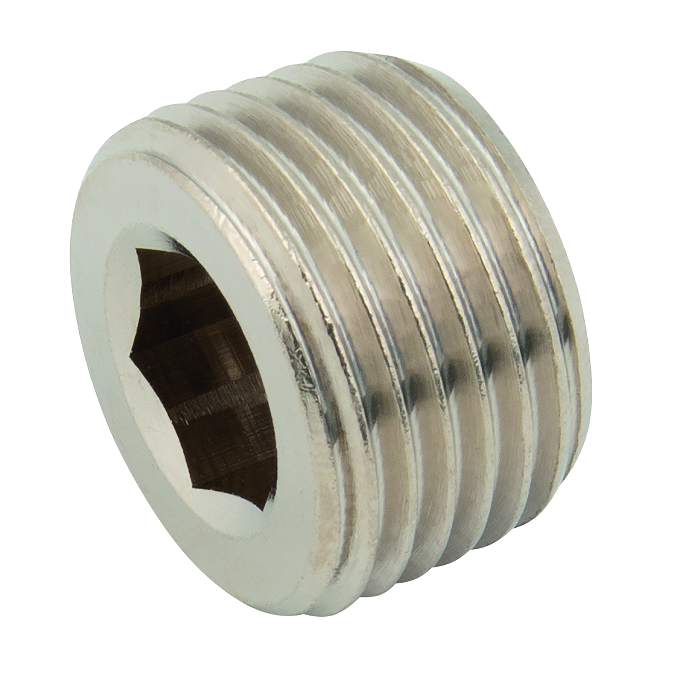 3/8" BSPT MALE PLUG WITH HEX.