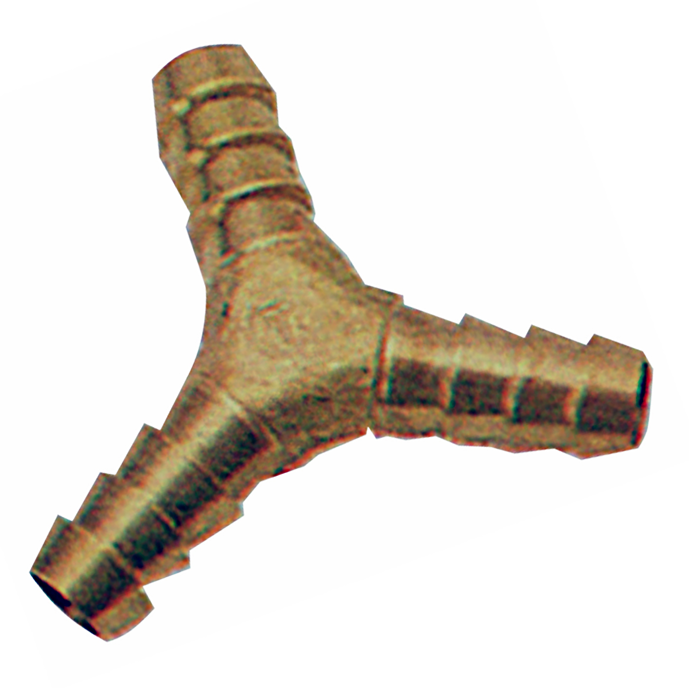 1/4" ID BRASS EQUAL HOSETAIL "Y"