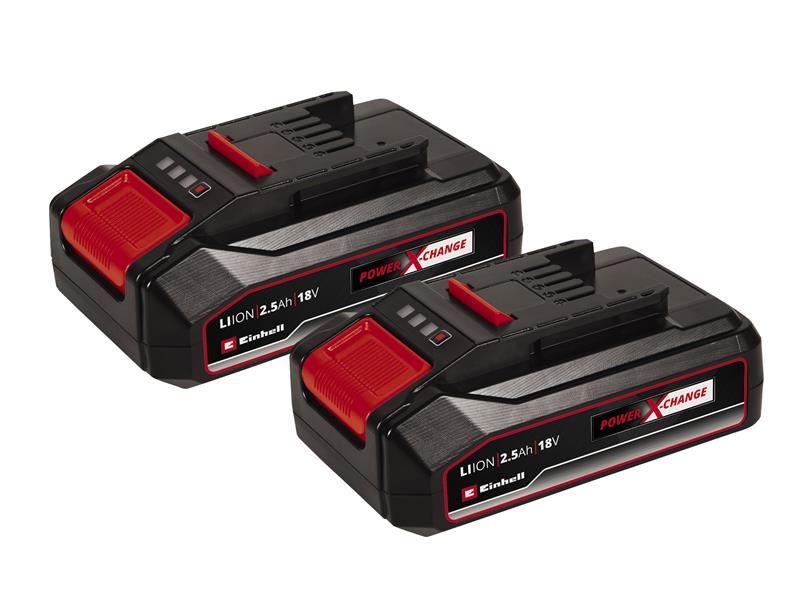 Einhell Power X-Change Battery Twin Pack 18V 2.5Ah Li-ion