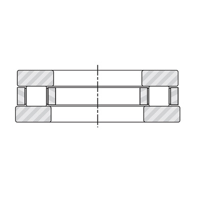 Imperial 'NTHA' Series Thrust Bearing 76.2x119.88x25.4 (Bore x O/D x Width)