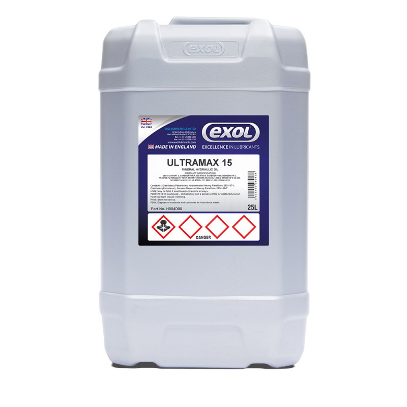 Exol Ultramax Hydraulic Oil 15 25L