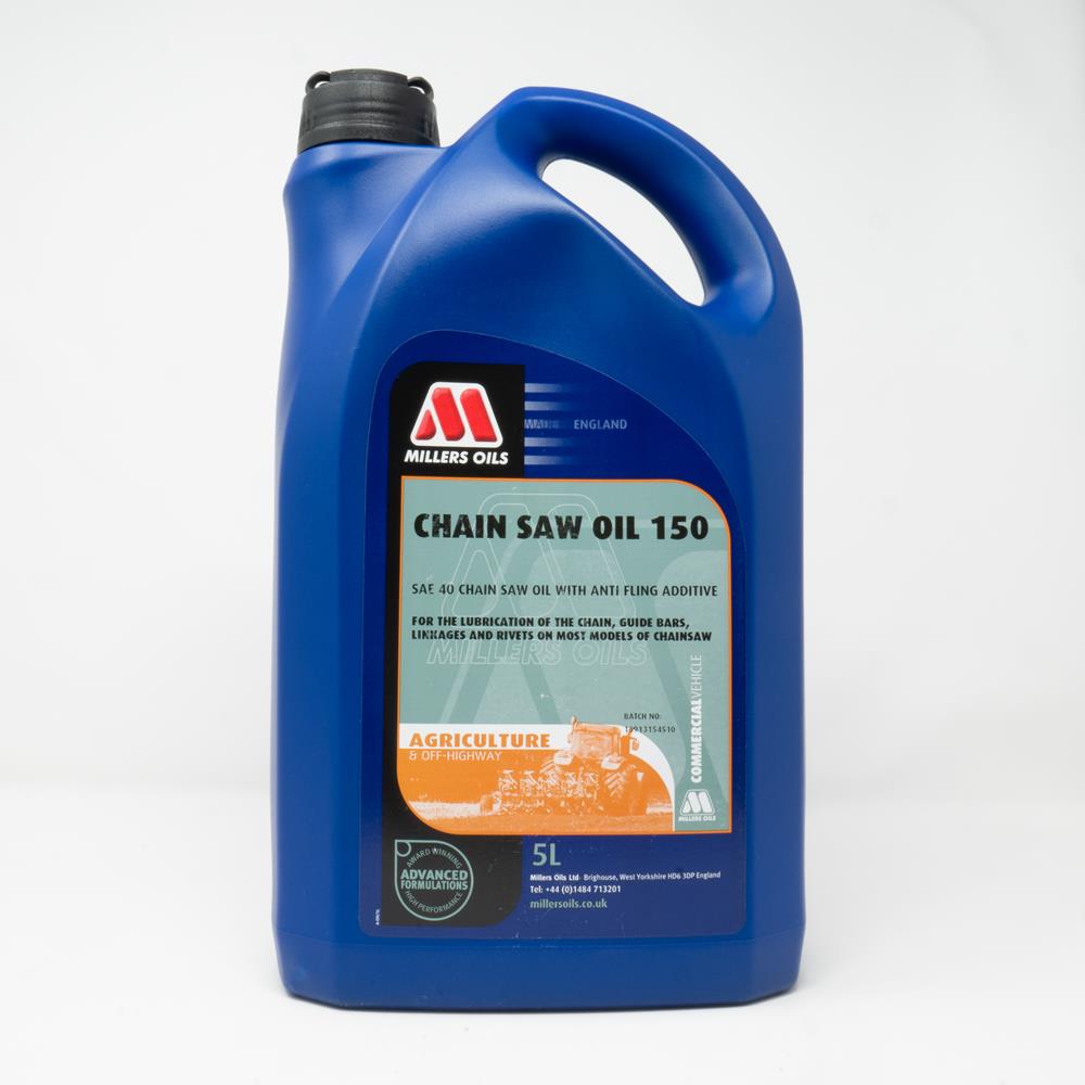 Millers Chain Saw Oil 150 SAE 40 5L