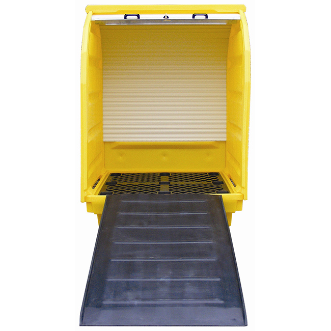ECOSPILL 4Season Spill Pallet Ramp 1.74x1x0.37mtr Containment & Drain Protection