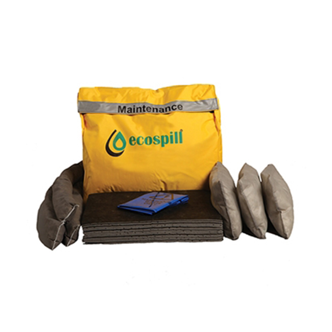 ECOSPILL 50L Mntnce Spill Resp Kit Vinyl Holdall Maintenance Absorbents & Spill Kits