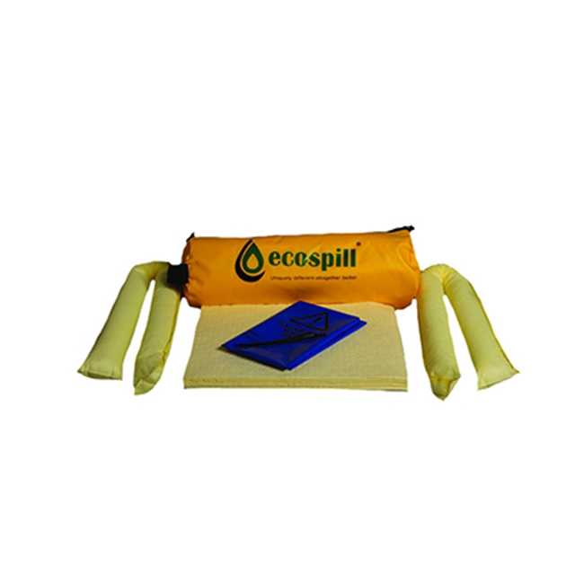 ECOSPILL 20L Chem Spill Resp Kit Vinyl Holdall Chemical Absorbents & Spill Control