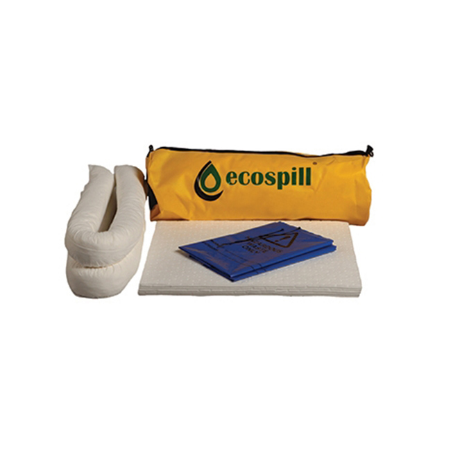 ECOSPILL 20L Oil Spill Resp KitOi Vinyl Holdall Oil Absorbents & Spill Control