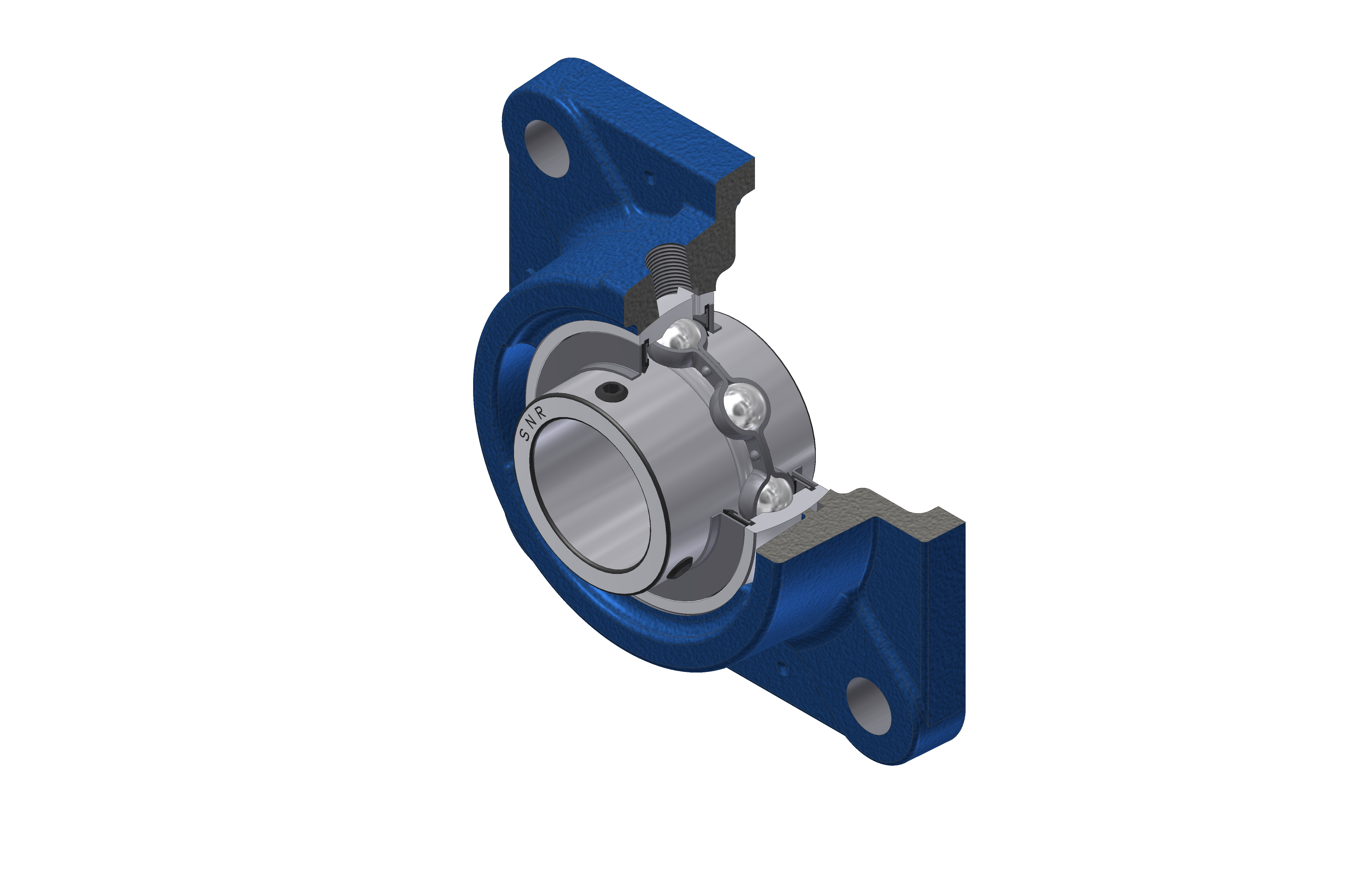 SNR - Bearing Unit - UCFE214 - 70.00 x 125.00 x 74.60