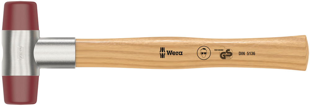 WERA 102 Soft-faced hammer with urethane head sections #4x36.0mm
