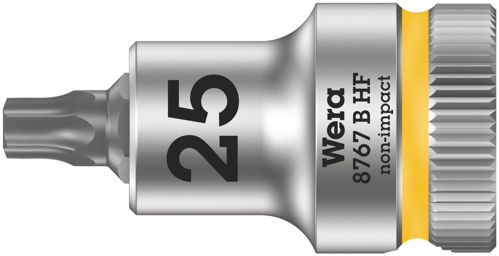 WERA 8767 B HF TORX® Zyklop bit socket with holding function, 3/8" drive TX 25x35.0mm