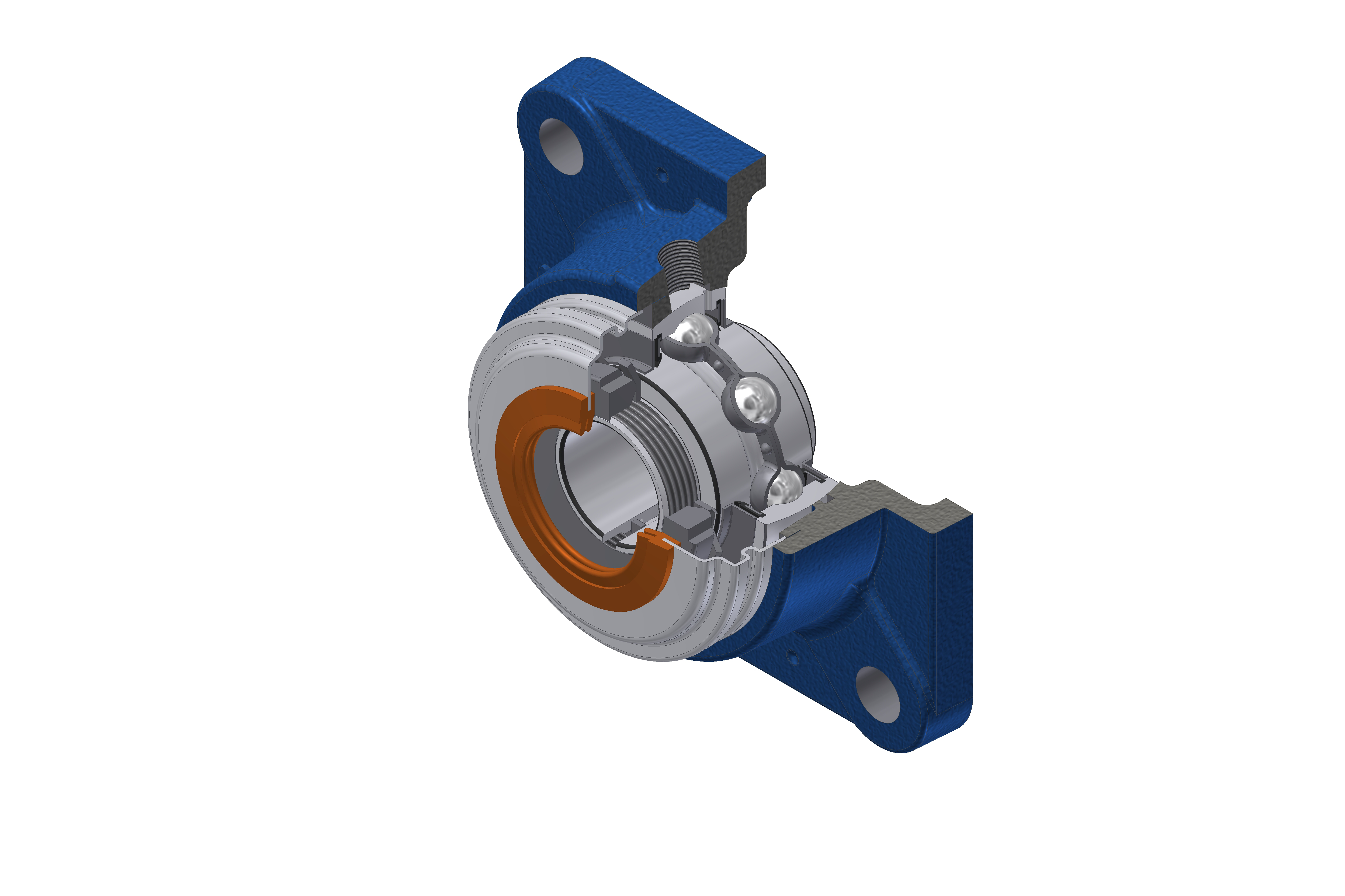 SNR - Bearing Unit - UKFE206HCO - 25.00 x 62.00 x 25.00