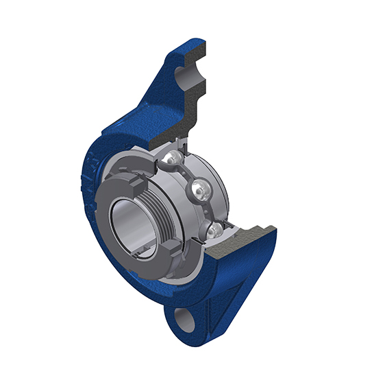 SNR - Bearing Unit - UKFLE211H - 50.00 x 100.00 x 33.00