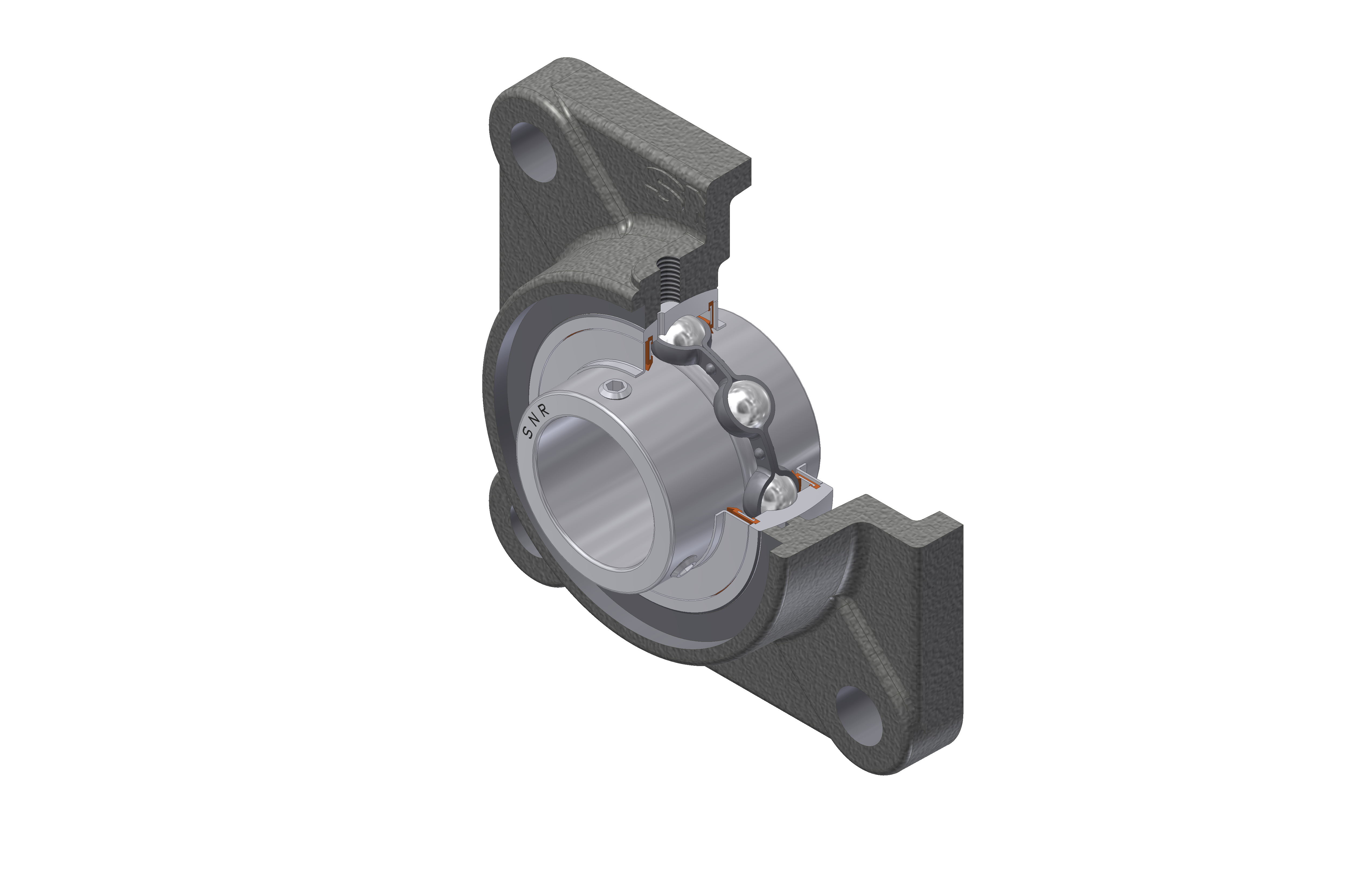 SNR - Bearing Unit - SUCF212N - 60.00 x 110.00 x 65.10