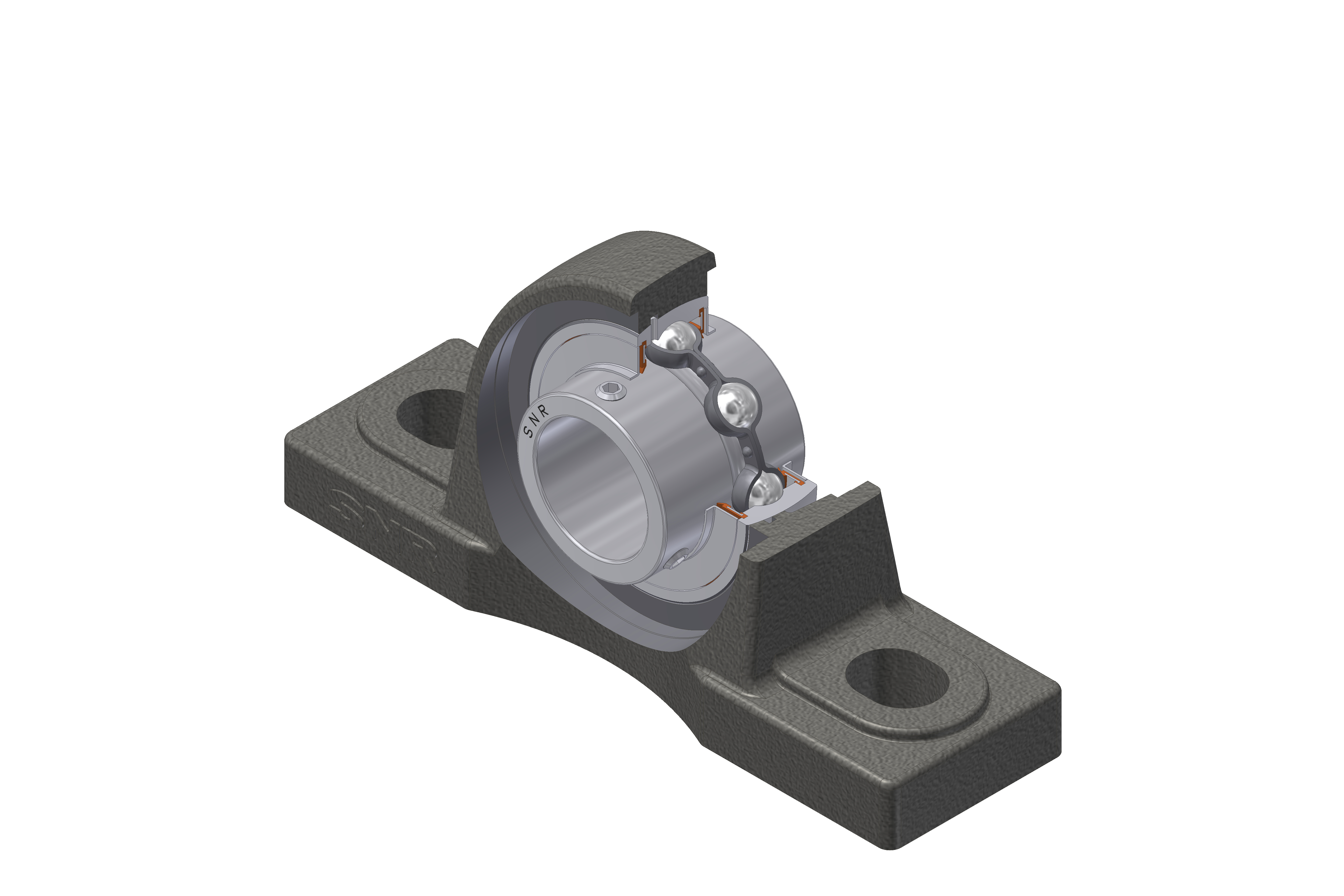 SNR - Bearing Unit - SUCP206-19N - 30.16 x 62.00 x 38.10