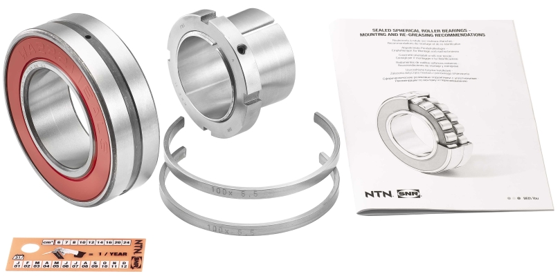 SNR - Spherical Roller Bearing kit - KIT10X22208EAKW33EEC3