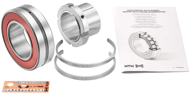 SNR - Spherical Roller Bearing kit - KIT10X22212EAKW33EE