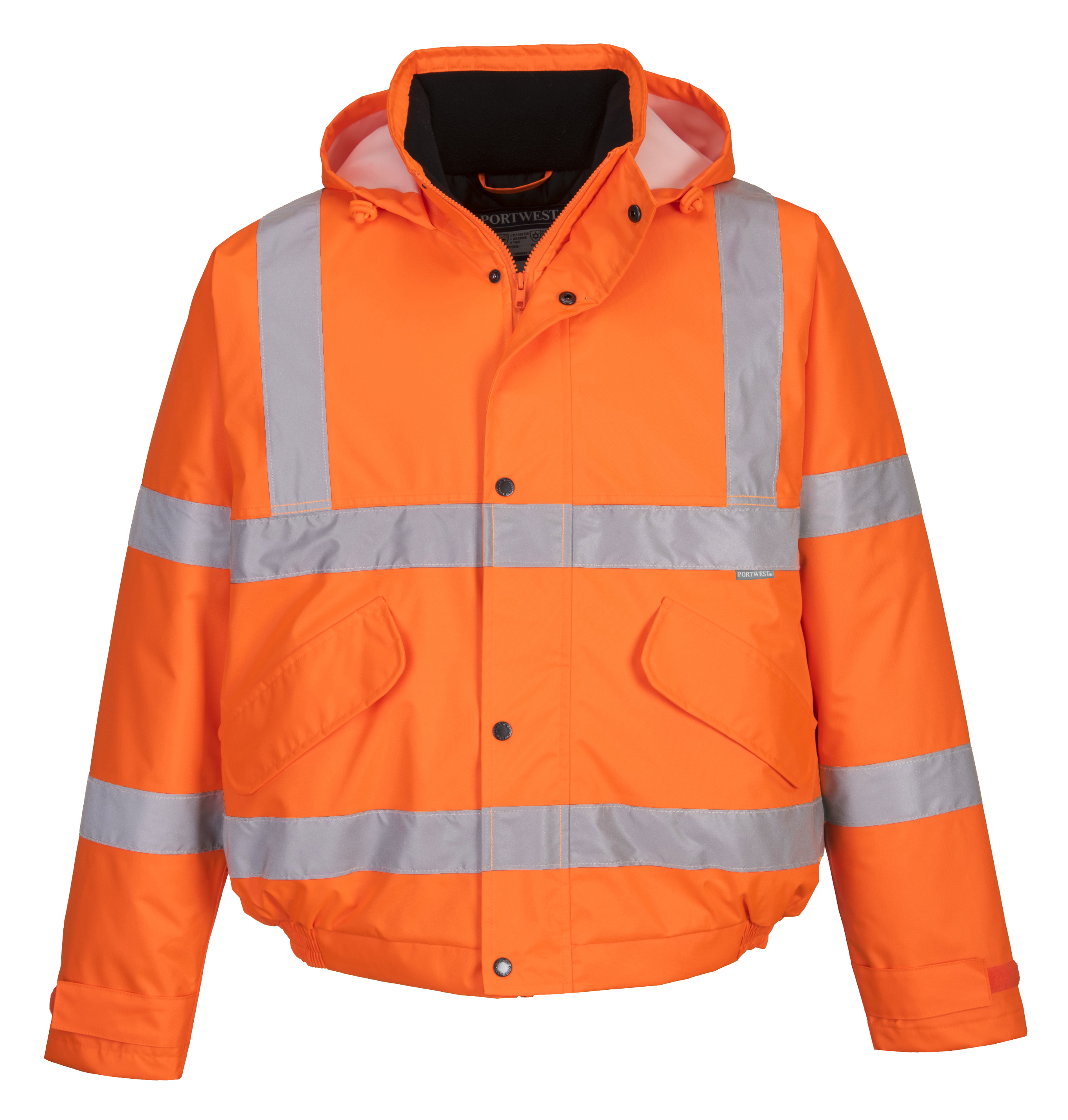 Hi-Vis Bomber Jacket Orange