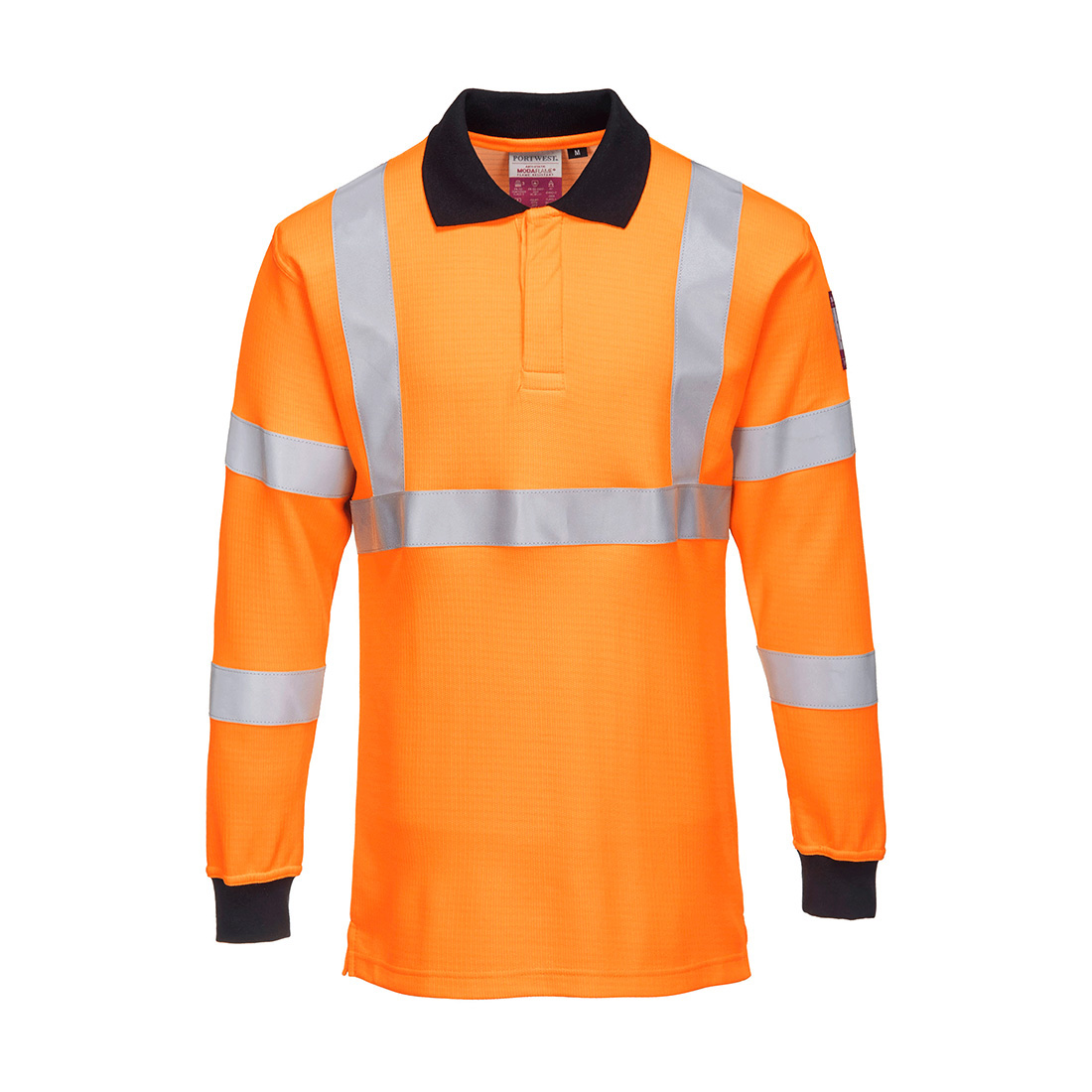 Orange Flame Resistant RIS Polo Shirt Portwest